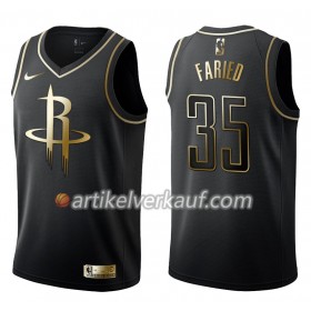 NBA Houston Rockets Trikot Kenneth Faried 35 Nike Schwarz Golden Edition Swingman - Herren